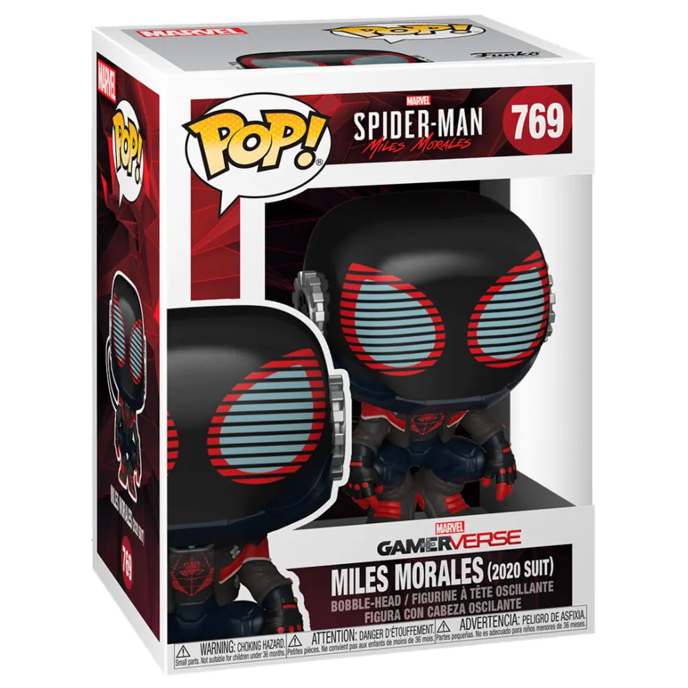 Marvel's Spider-Man POP! Games Winyl Figurka Miles Morales 2020 Suit 9 cm zdjęcie produktu