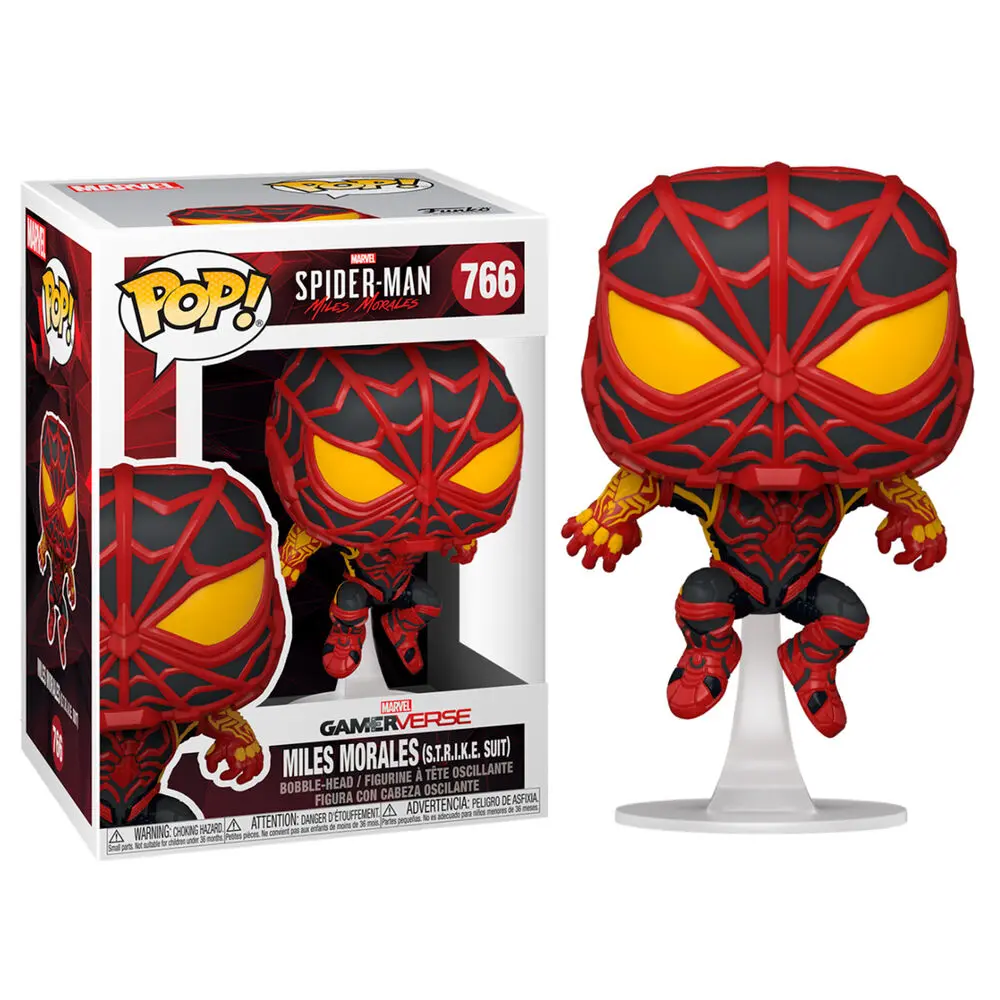 Marvel's Spider-Man POP! Games Figurka winylowa Miles Morales Strike Suit 9 cm zdjęcie produktu