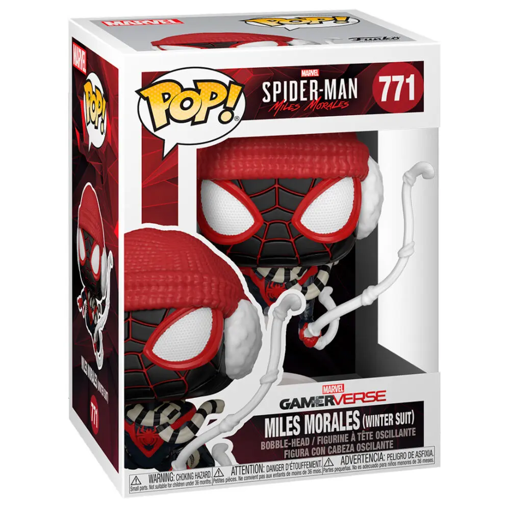 Marvel's Spider-Man POP! Games Figurka winylowa Miles Morales Winter Suit 9 cm zdjęcie produktu