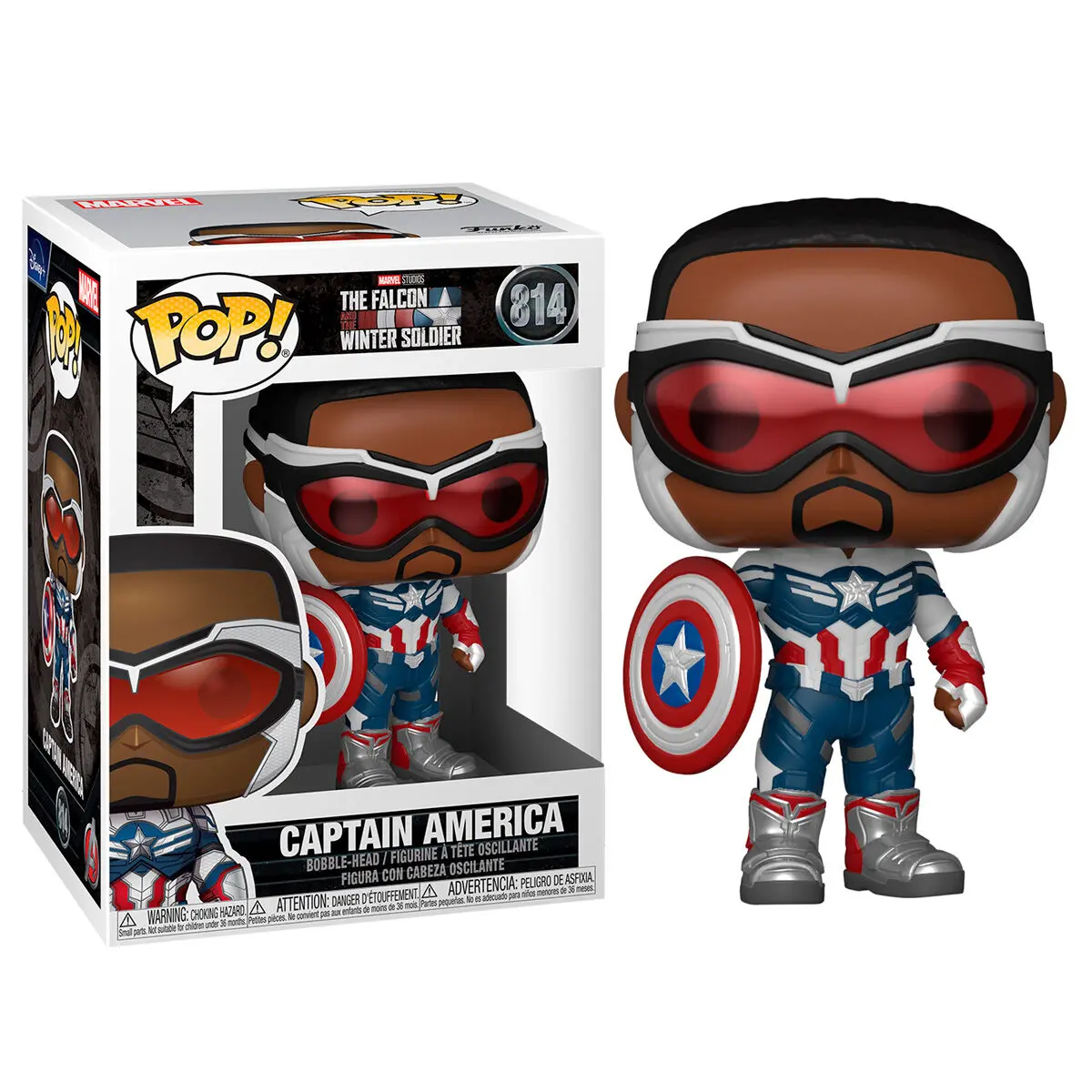 The Falcon and the Winter Soldier POP! Figurka winylowa Kapitan Falcon 9 cm zdjęcie produktu