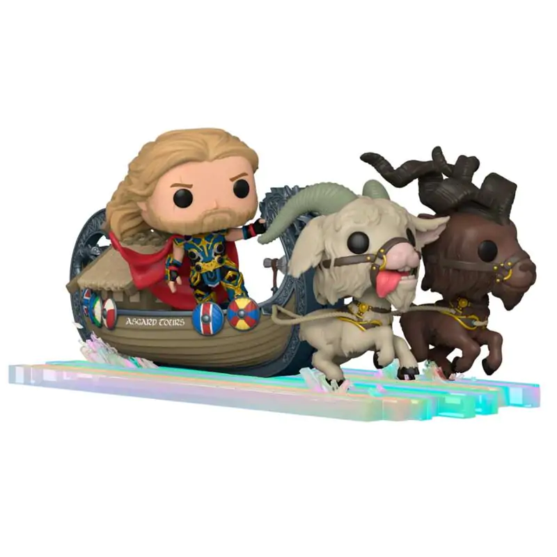 Thor: Love & Thunder POP! Rides Super Deluxe Figurka winylowa Thor & Łódź Kozia 13 cm zdjęcie produktu