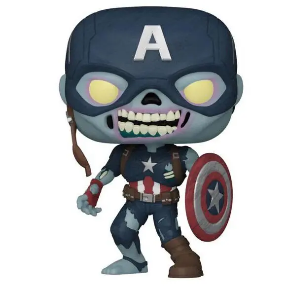 Figurka POP Marvel What If Zombie Kapitan Ameryka Exclusive 25 cm zdjęcie produktu