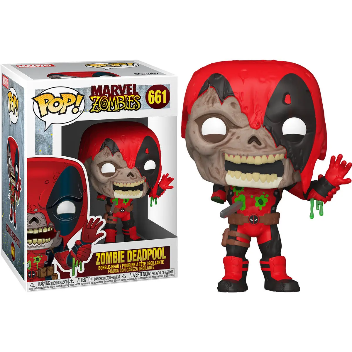 Marvel POP! Figurka Vinyl Zombie Deadpool 9 cm zdjęcie produktu