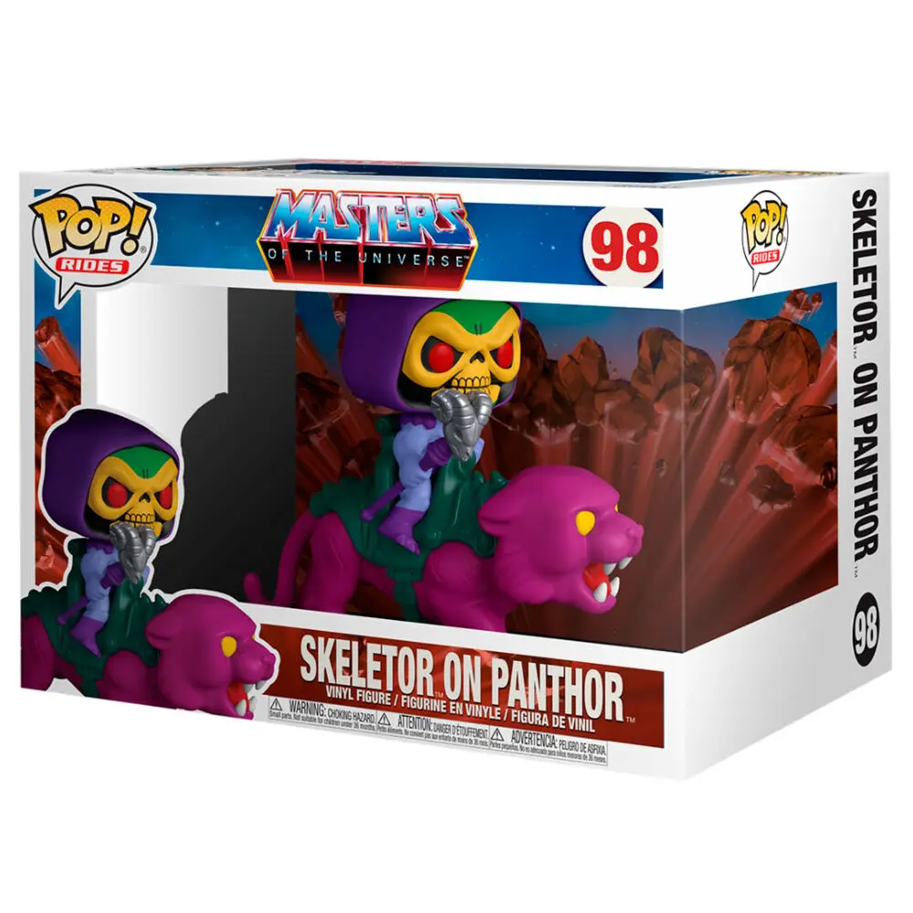 Masters of the Universe POP! Rides Figurka Vinyl Skeletor na Panthor 18 cm zdjęcie produktu