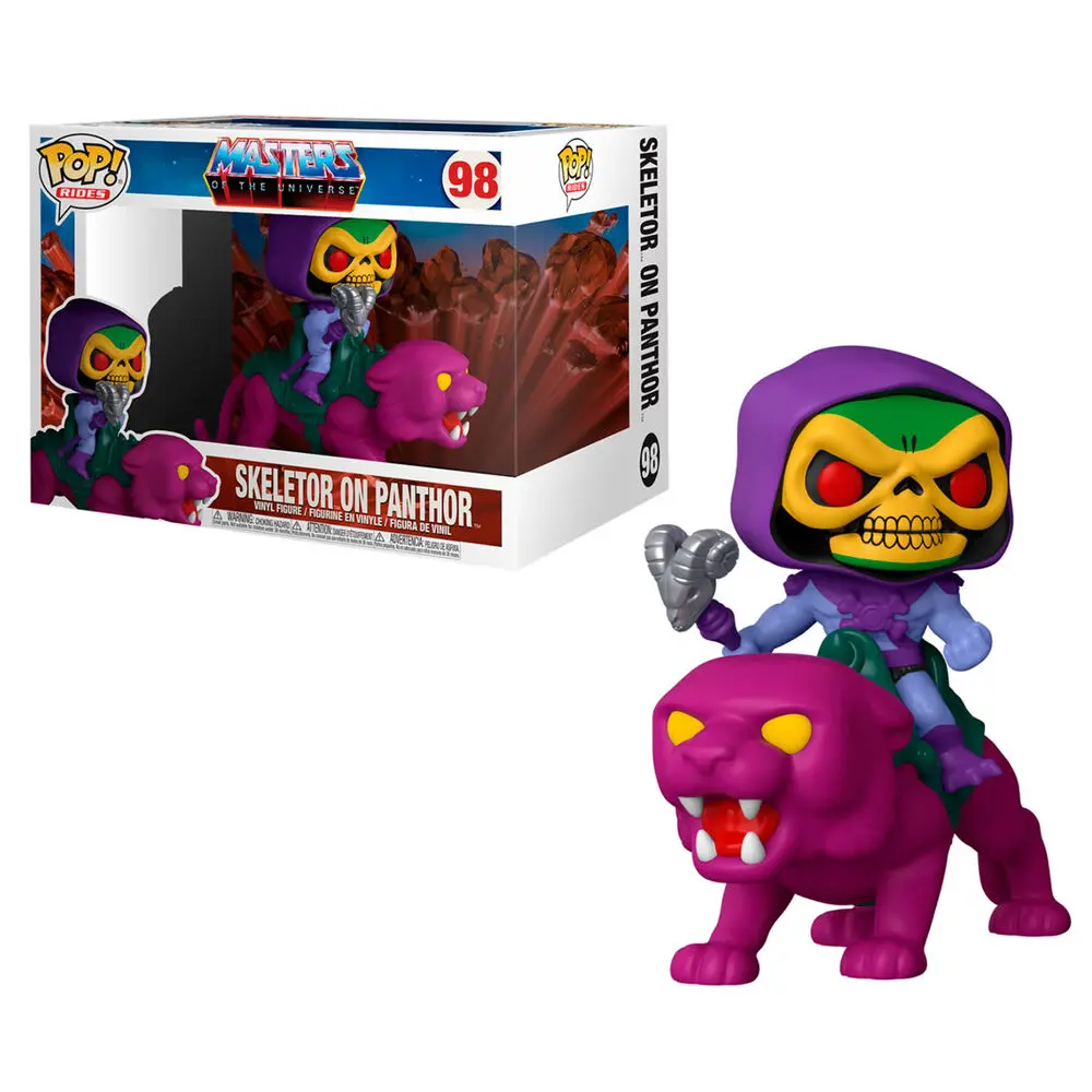 Masters of the Universe POP! Rides Figurka Vinyl Skeletor na Panthor 18 cm zdjęcie produktu