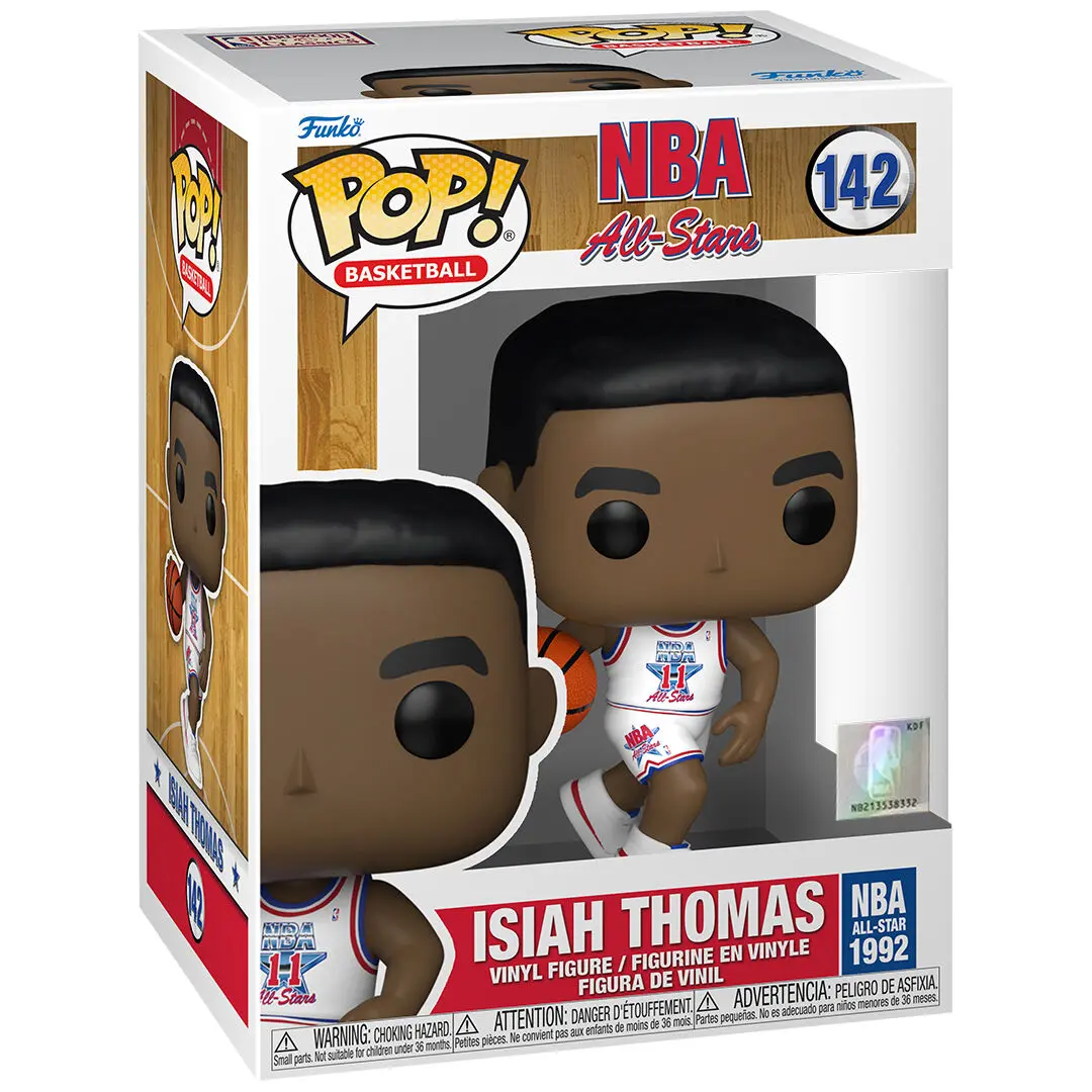 NBA Legends POP! Basketball Figurka Winylowa Isiah Thomas (White All Star Uni 1992) 9 cm zdjęcie produktu