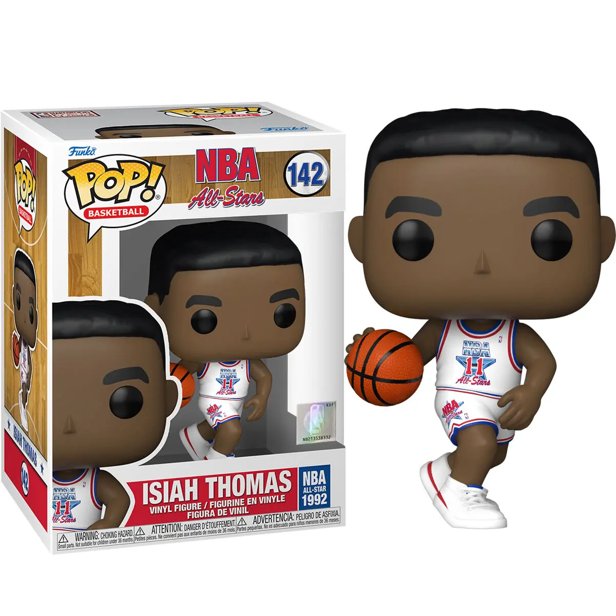 NBA Legends POP! Basketball Figurka Winylowa Isiah Thomas (White All Star Uni 1992) 9 cm zdjęcie produktu