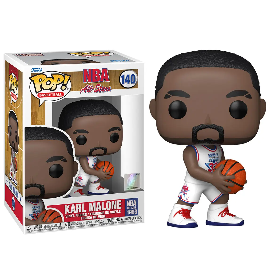 NBA Legends POP! Koszykówka Figurka Vinyl Karl Malone (White All Star Uni 1993) 9 cm zdjęcie produktu