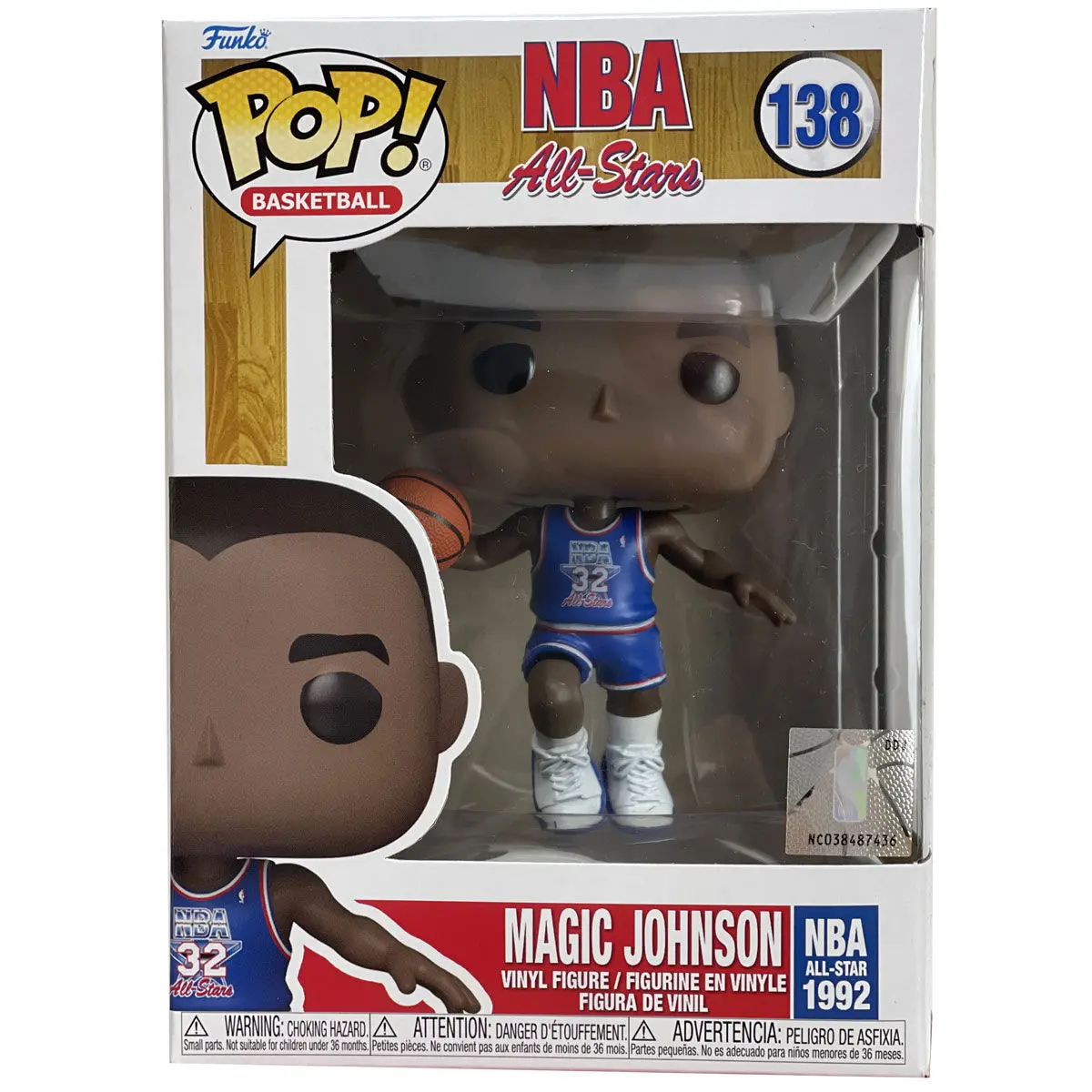 NBA Legends POP! Koszykówka Figurka Vinyl Magic Johnson (Blue All Star Uni 1991) 9 cm zdjęcie produktu