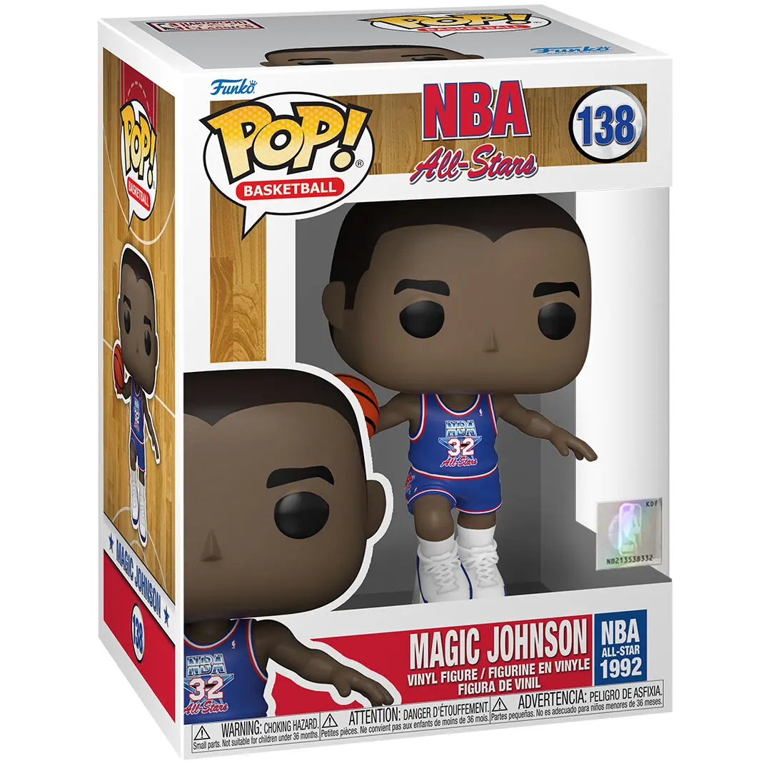 NBA Legends POP! Koszykówka Figurka Vinyl Magic Johnson (Blue All Star Uni 1991) 9 cm zdjęcie produktu