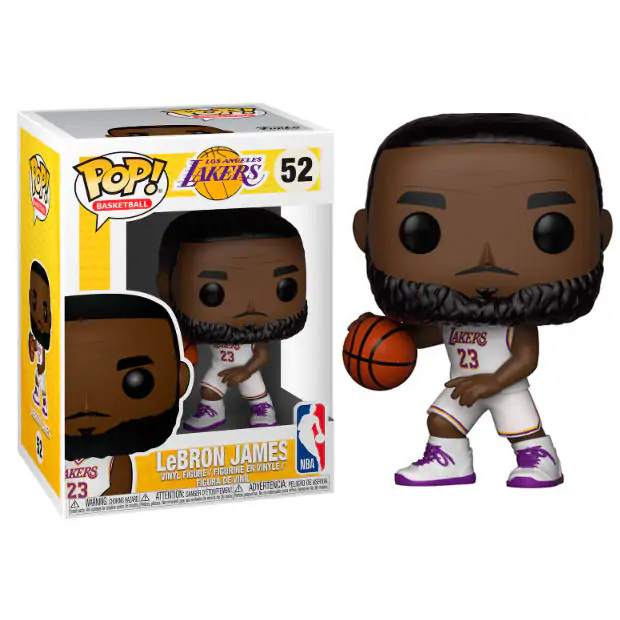 NBA POP! Figurka winylowa Sports LeBron James White Uniform (Lakers) 9 cm zdjęcie produktu