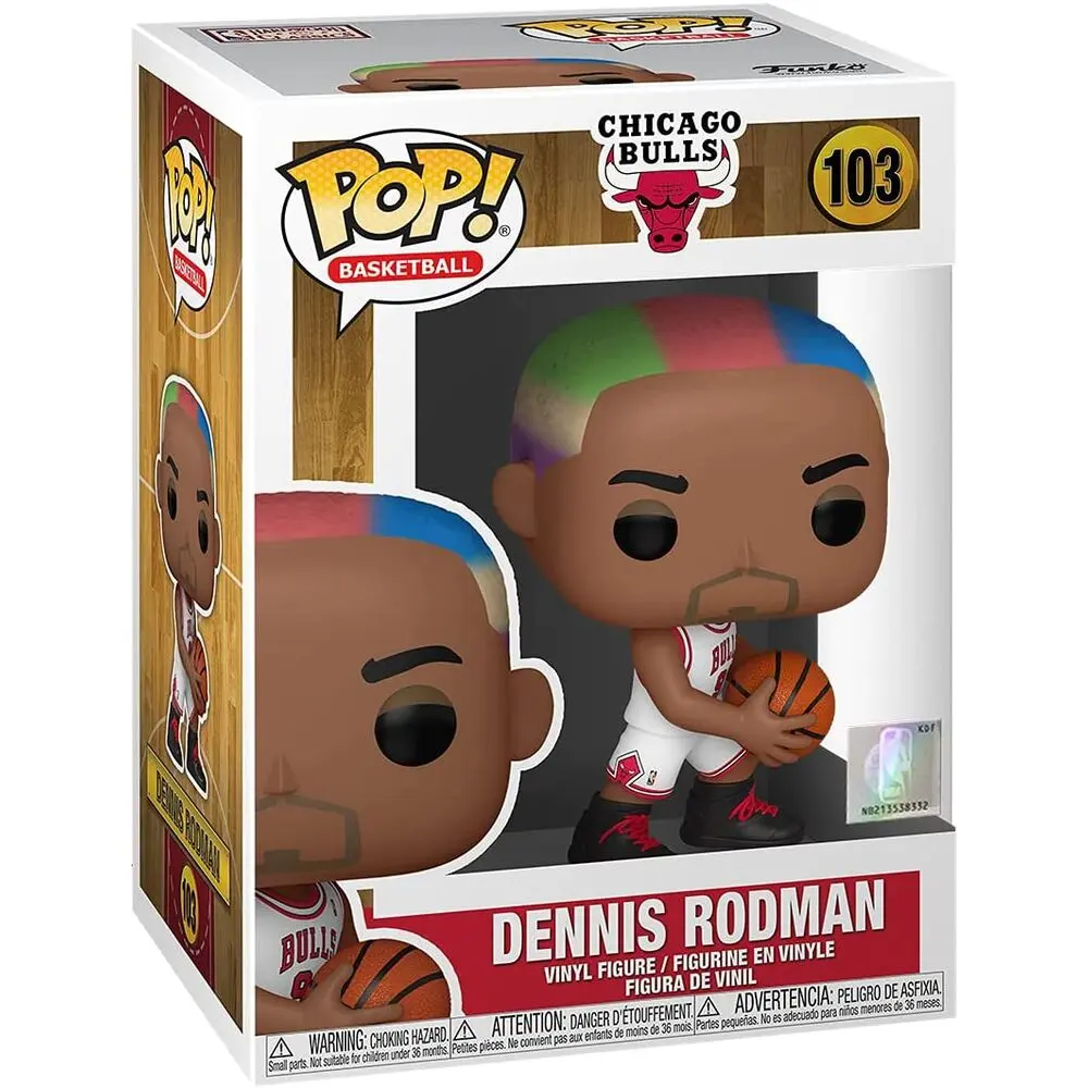 NBA Legends POP! Figurka winylowa Sports Dennis Rodman (Bulls Home) 9 cm zdjęcie produktu