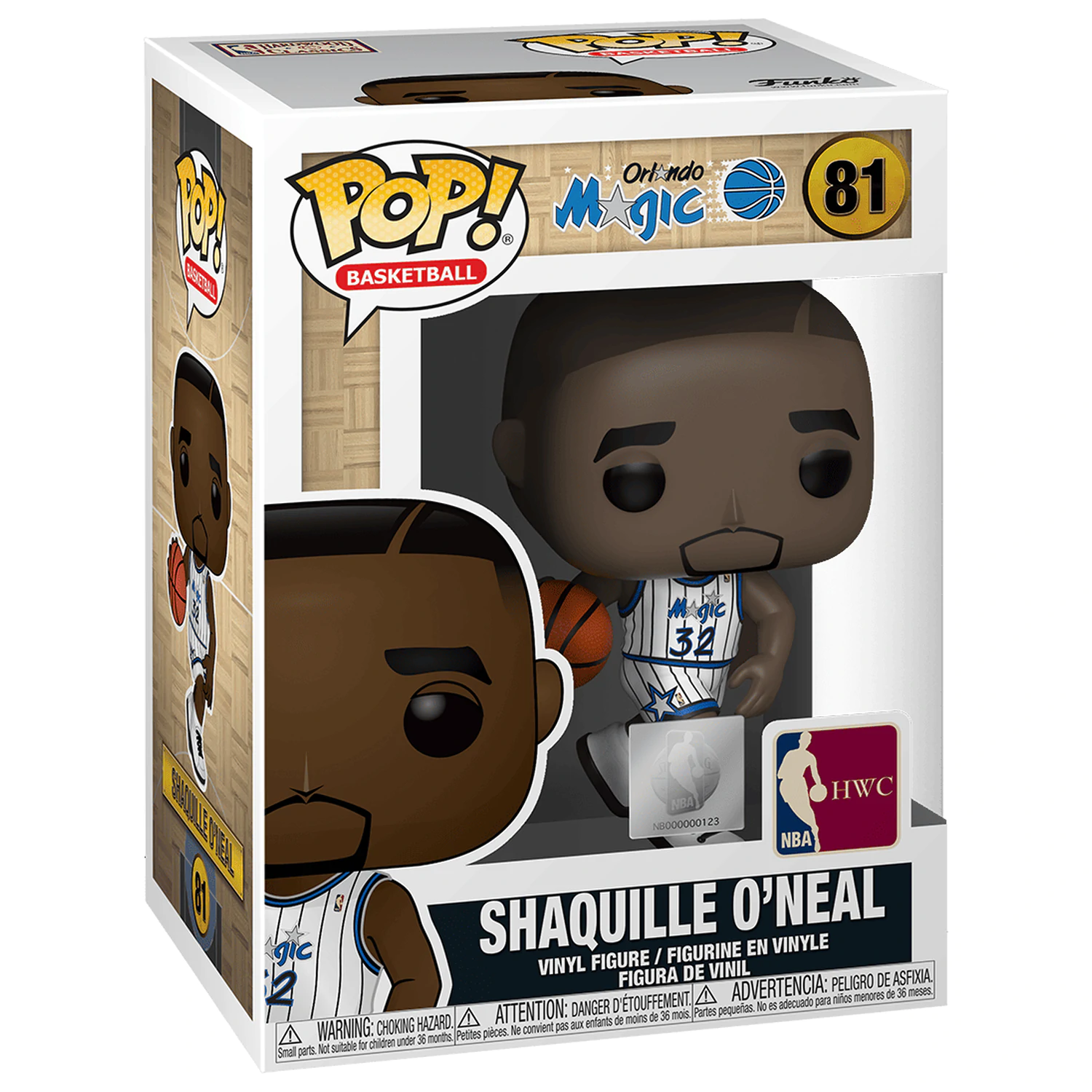 NBA Legends POP! Figurka winylowa Sports Shaquille O'Neal (Magic home) 9 cm zdjęcie produktu