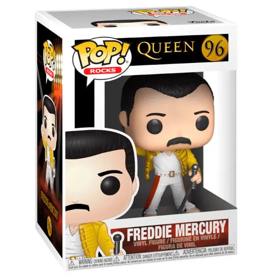 Queen POP! Rocks Figurka winylowa Freddie Mercury Wembley 1986 9 cm zdjęcie produktu