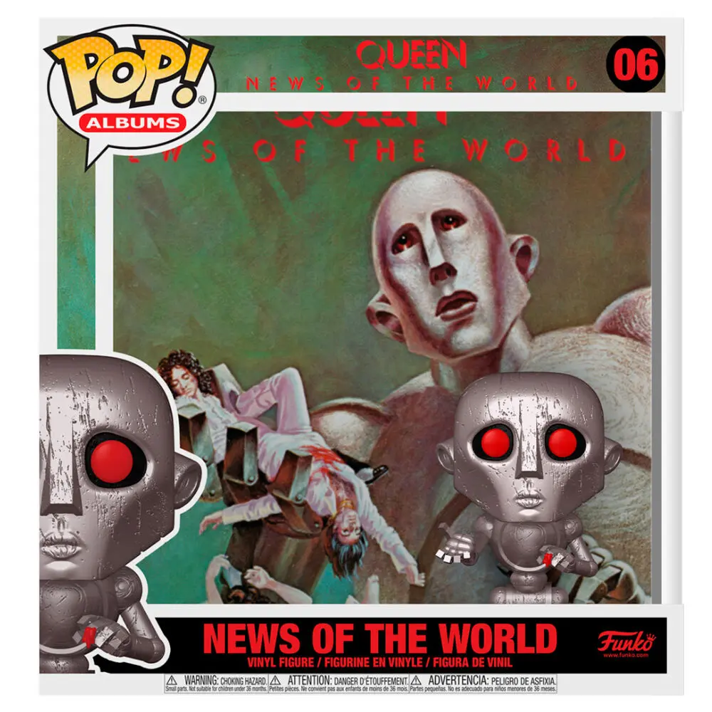 Queen POP! Albums Vinyl Figure News of the World 9 cm Figurka Winylowa zdjęcie produktu