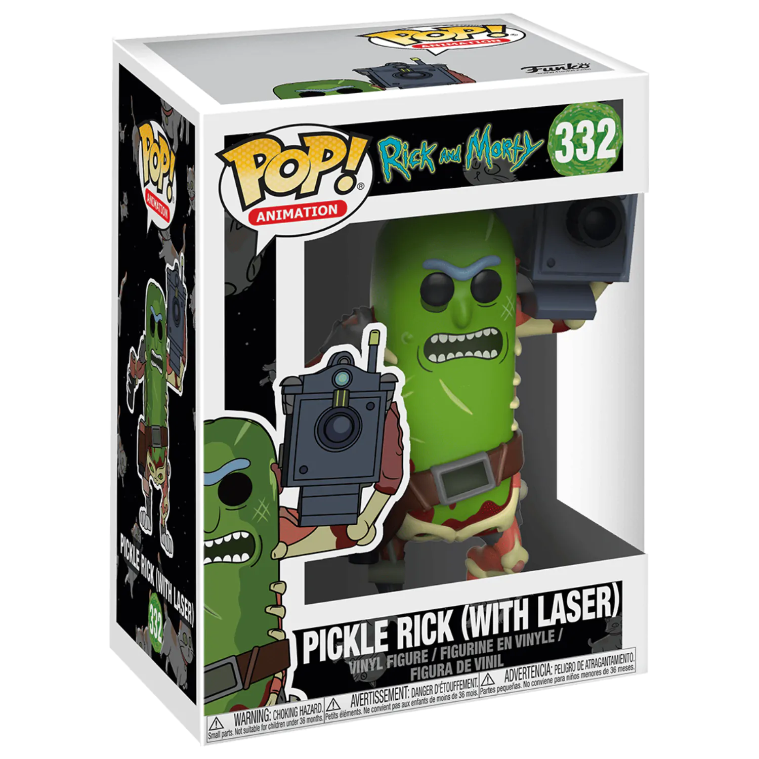 Rick and Morty POP! Animation Figurka winylowa Pickle Rick z Laserem 9 cm zdjęcie produktu