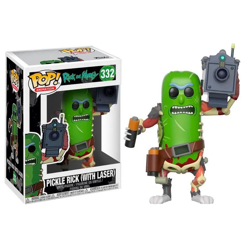 Rick and Morty POP! Animation Figurka winylowa Pickle Rick z Laserem 9 cm zdjęcie produktu