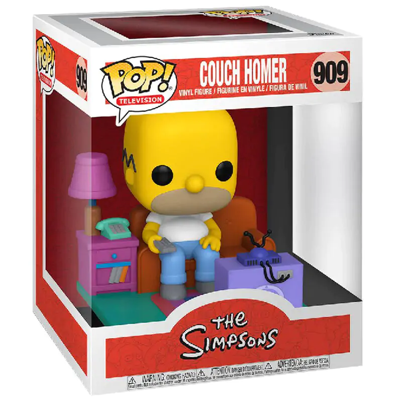 Simpsons POP! Deluxe Vinyl Figure Homer Watching TV 18 cm zdjęcie produktu