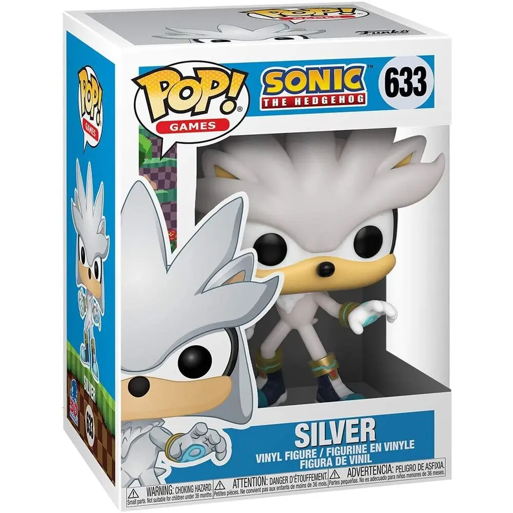 Sonic the Hedgehog POP! Games Figurka winylowa Sonic 30th - Silver the Hedgehog 9 cm zdjęcie produktu