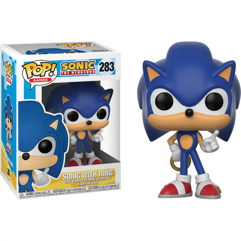 Sonic The Hedgehog POP! Games Figurka Vinyl Sonic (Ring) 9 cm zdjęcie produktu