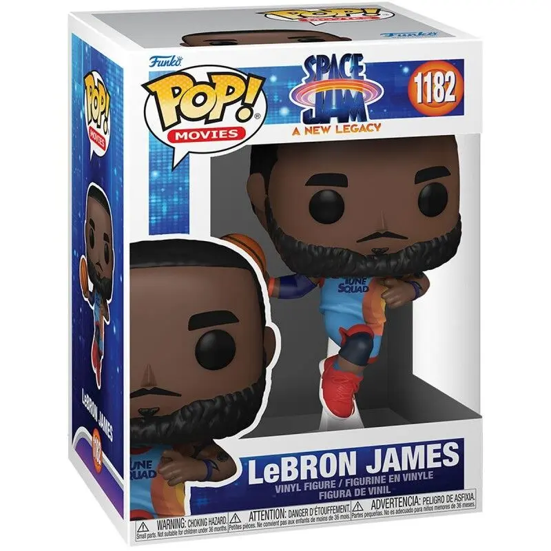 Space Jam 2 POP! Movies Figurka winylowa LeBron (Leaping) 9 cm zdjęcie produktu