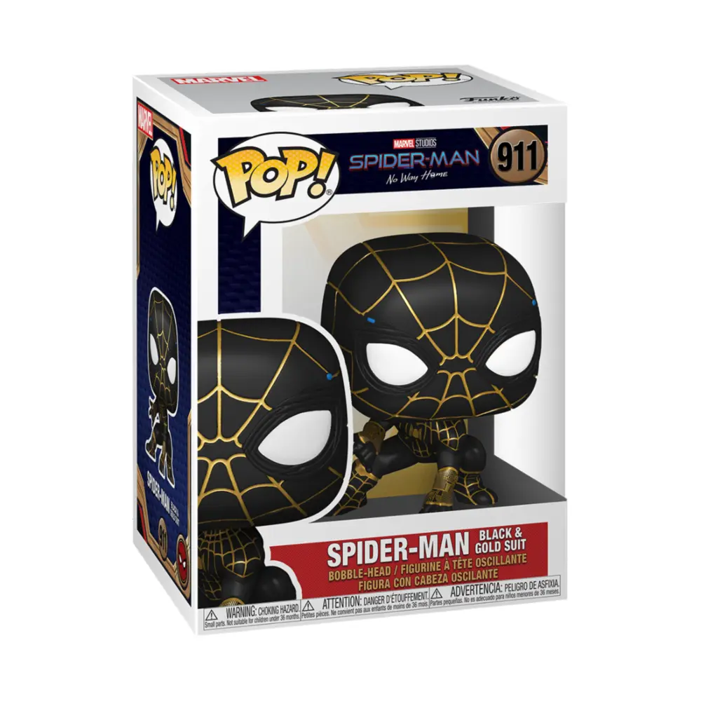 Spider-Man: No Way Home POP! Figurka Vinyl Spider-Man (Black & Gold Suit) 9 cm zdjęcie produktu