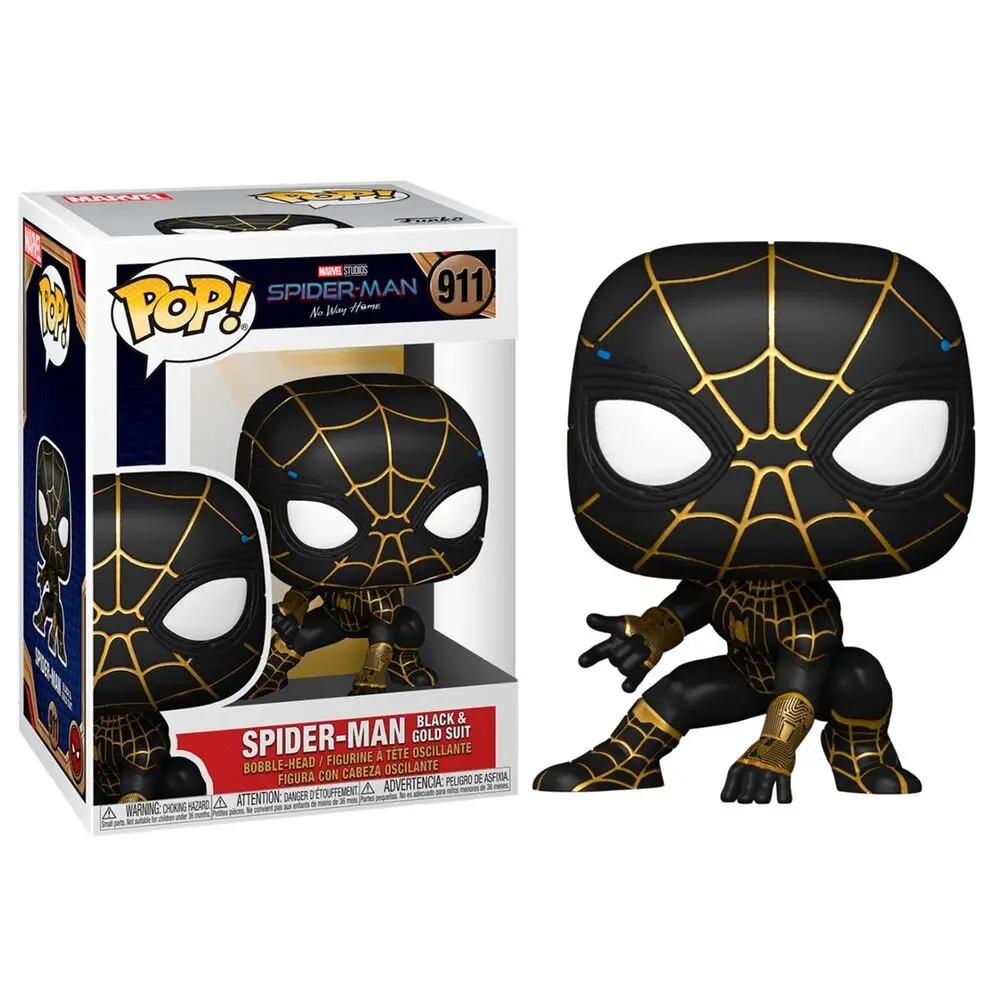 Spider-Man: No Way Home POP! Figurka Vinyl Spider-Man (Black & Gold Suit) 9 cm zdjęcie produktu