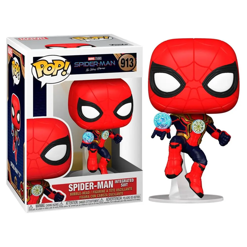Spider-Man: Bez drogi do domu POP! Figurka Vinyl Spider-Man (Integrated Suit) 9 cm zdjęcie produktu