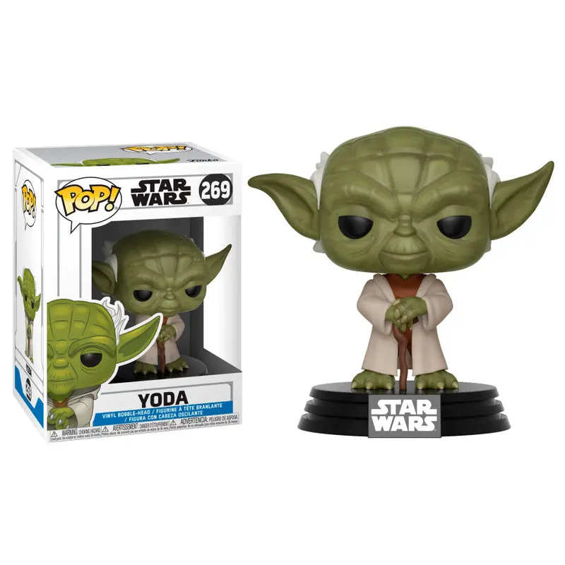 Star Wars Clone Wars POP! Figurka Vinyl Bobble-Head Yoda 9 cm zdjęcie produktu