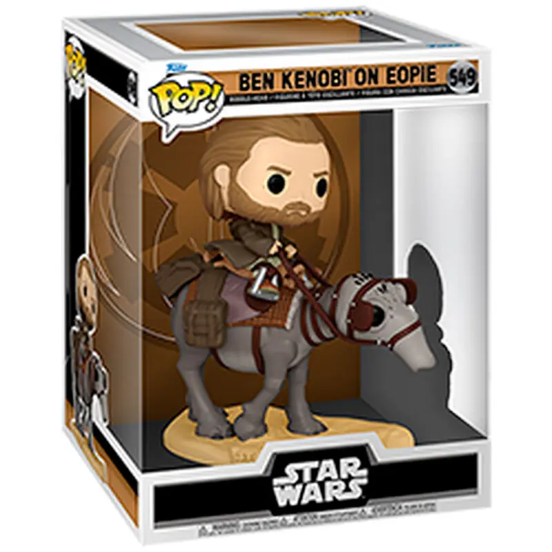 Star Wars: Obi-Wan Kenobi POP! Deluxe Figurka winylowa Ben Kenobi na Eopie 9 cm zdjęcie produktu