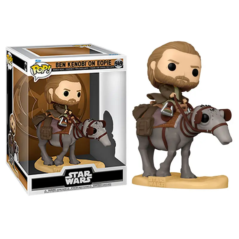 Star Wars: Obi-Wan Kenobi POP! Deluxe Figurka winylowa Ben Kenobi na Eopie 9 cm zdjęcie produktu