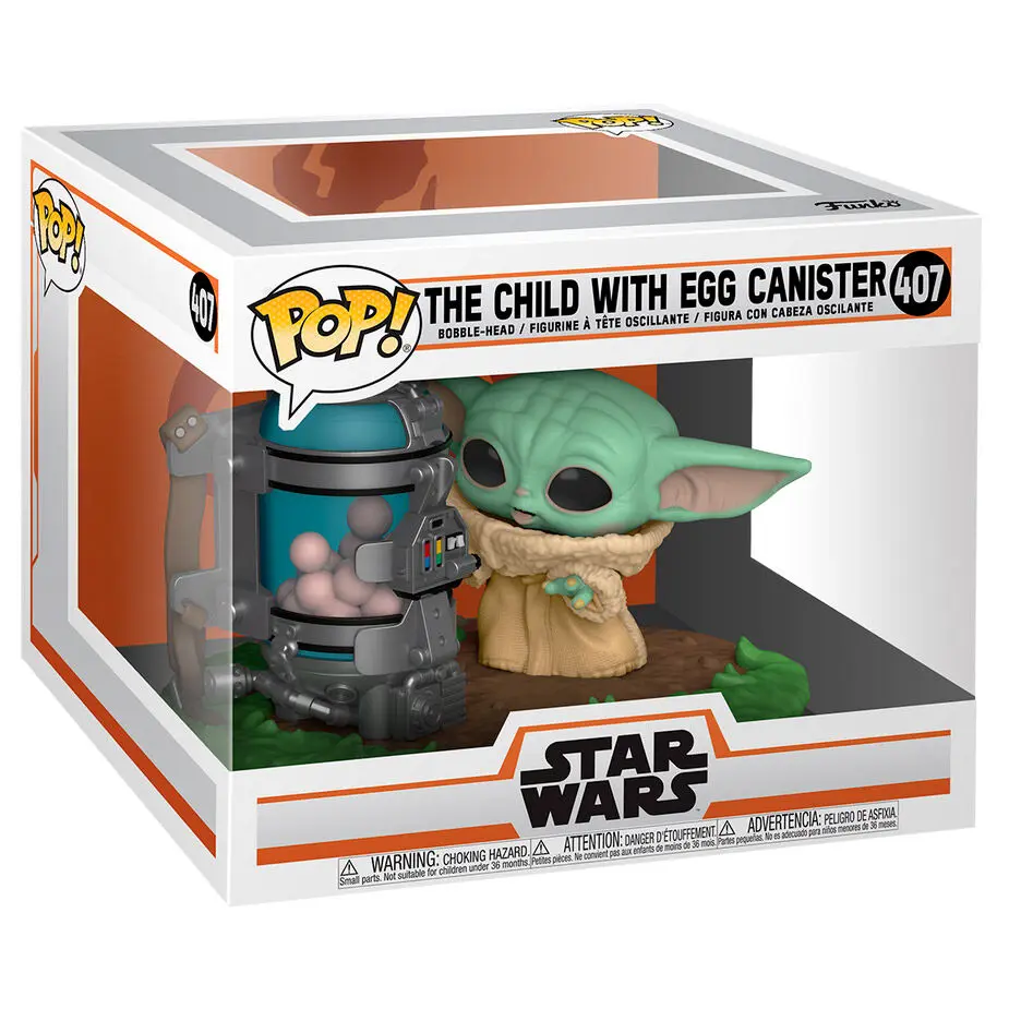 Star Wars The Mandalorian POP! Deluxe Figurka Vinyl The Child Egg Canister 9 cm zdjęcie produktu