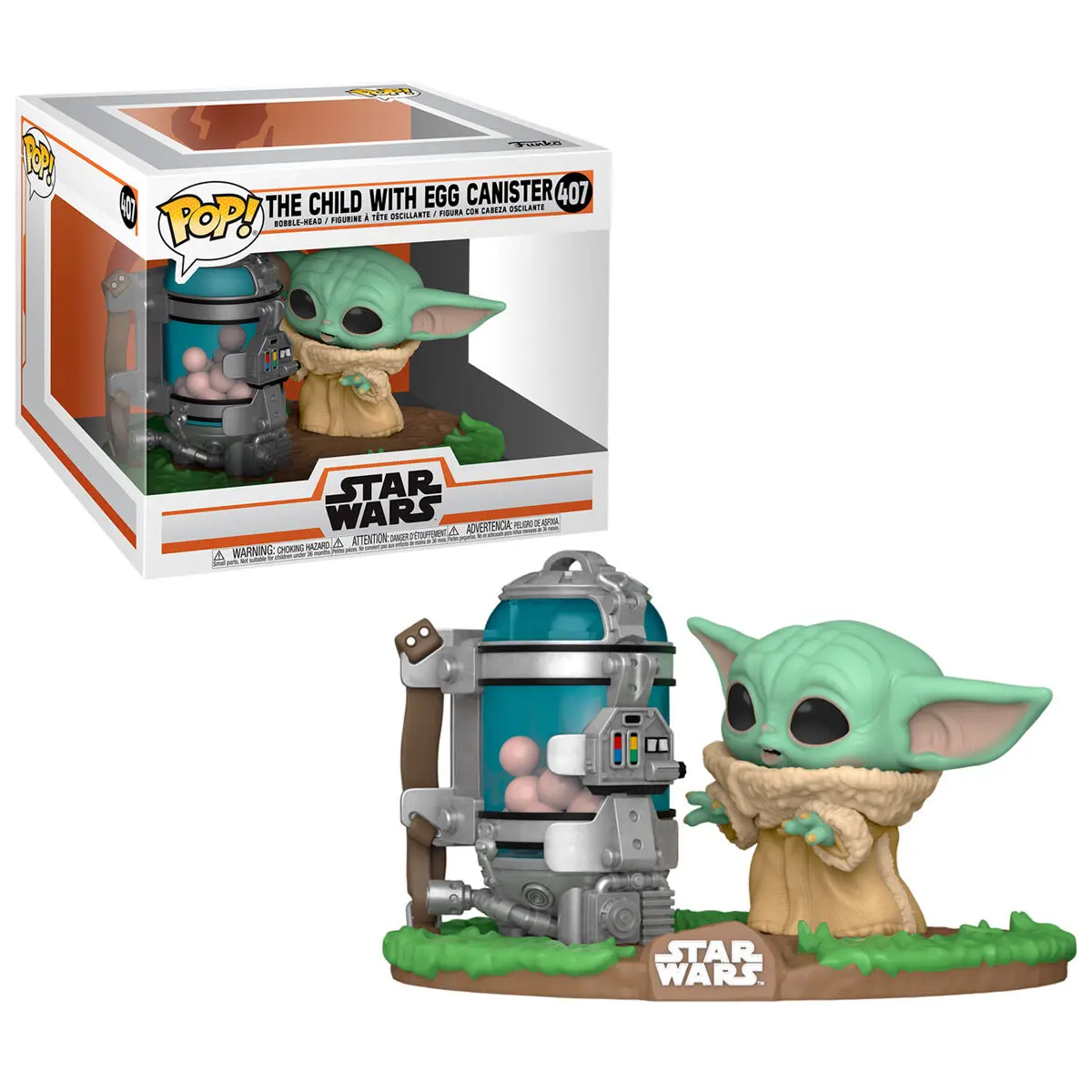 Star Wars The Mandalorian POP! Deluxe Figurka Vinyl The Child Egg Canister 9 cm zdjęcie produktu