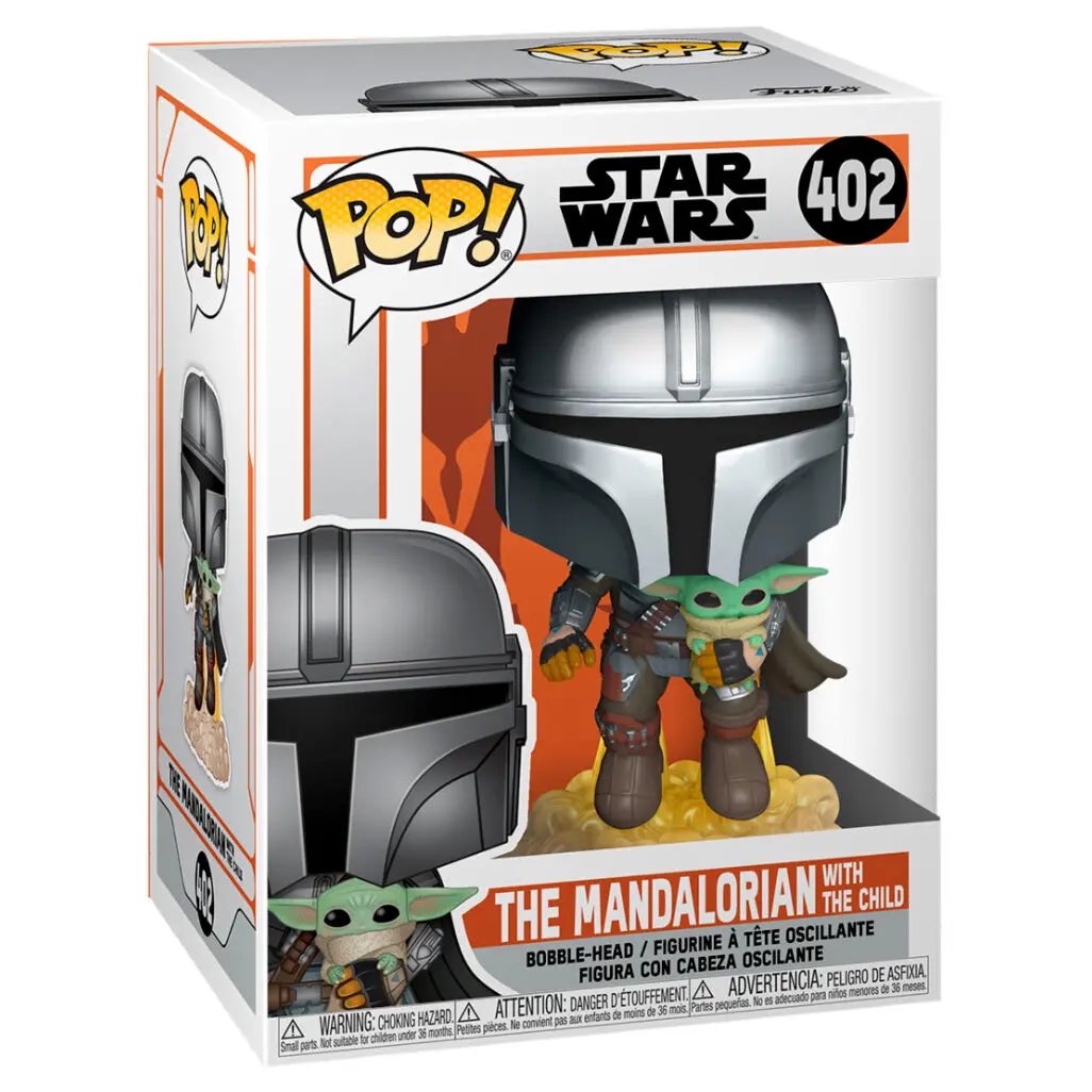 Star Wars The Mandalorian POP! TV Figurka winylowa Mando Flying z Jet Packiem 9 cm zdjęcie produktu