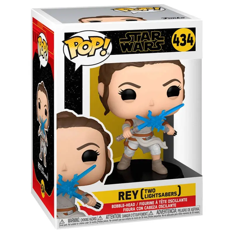 Star Wars: Epizod IX POP! Movies Figurka winylowa Rey z 2 Mieczami Świetlnymi 9 cm zdjęcie produktu