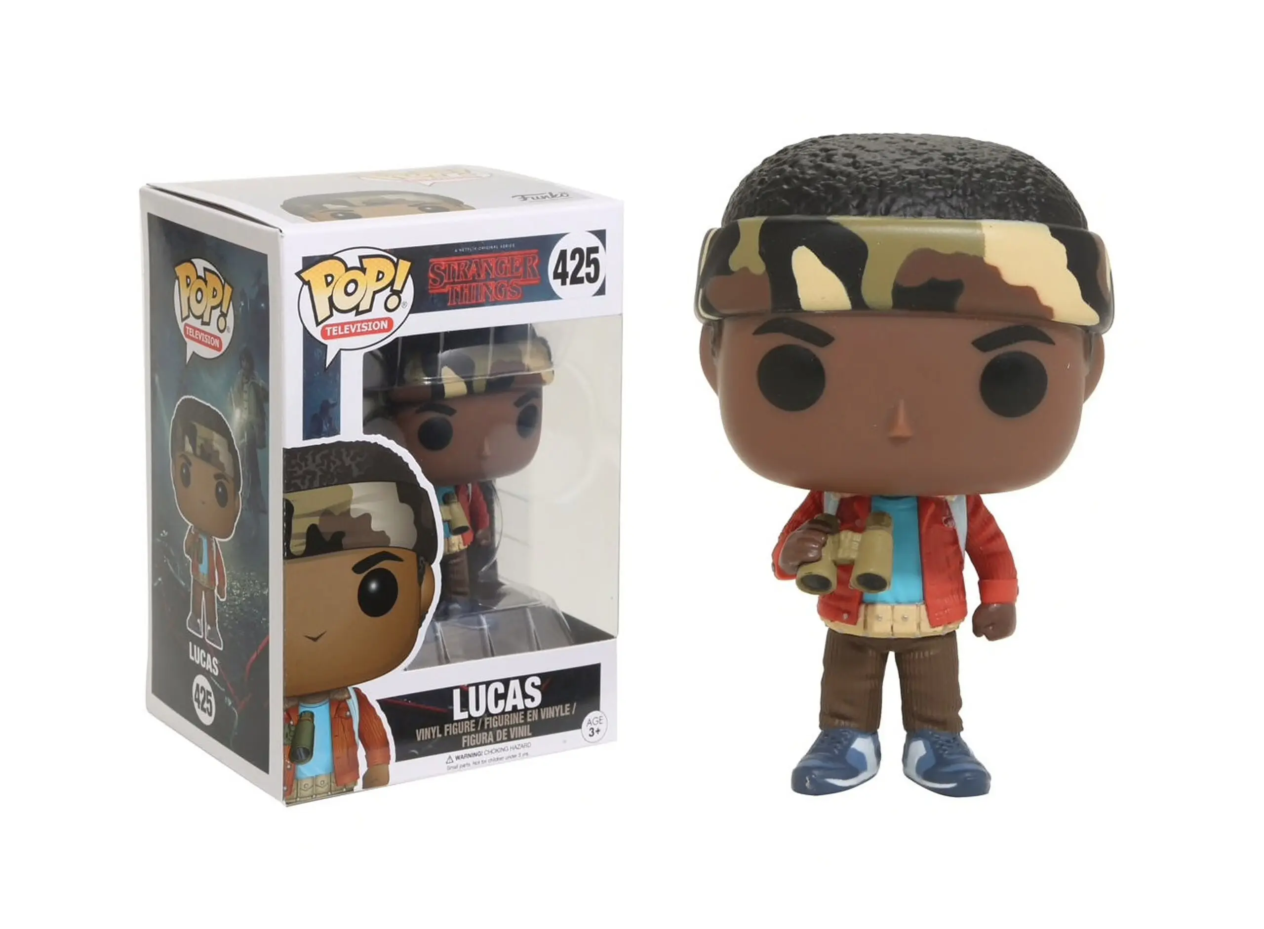 Figurka POP Stranger Things Lucas z lornetką zdjęcie produktu