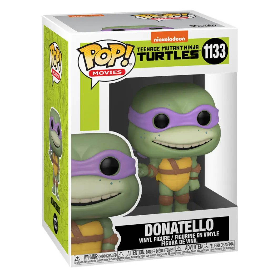 Żółwie Ninja Wojownicze Teenage Mutant Ninja Turtles POP! Movies Figurka Vinyl Donatello 9 cm zdjęcie produktu