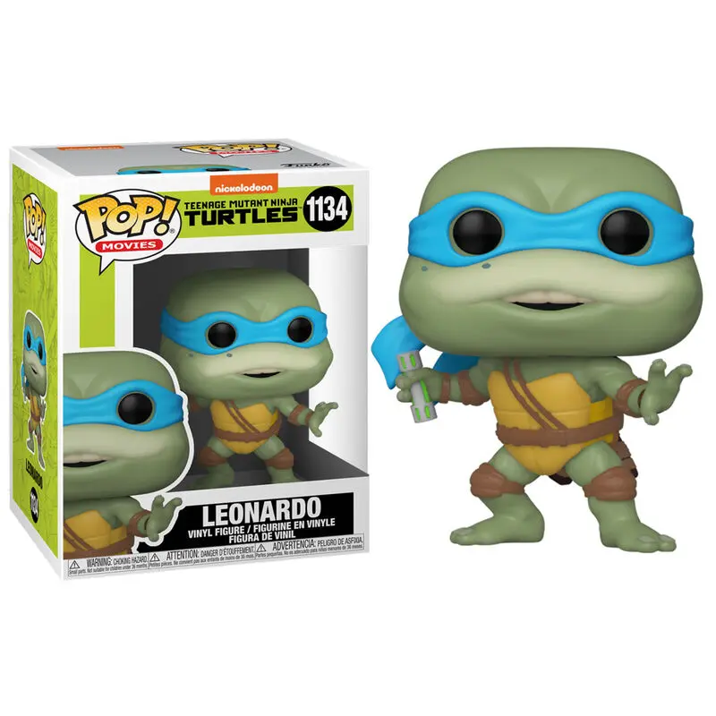 Teenage Mutant Ninja Turtles POP! Movies Figurka winylowa Leonardo 9 cm zdjęcie produktu