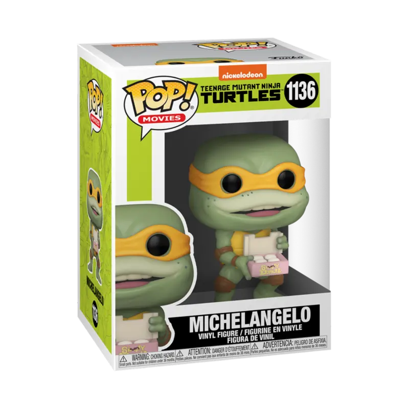 Żółwie Ninja POP! Movies Figurka winylowa Michaelangelo 9 cm zdjęcie produktu