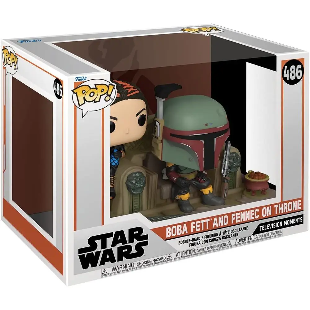 The Mandalorian POP Moment! Figurki winylowe 2-Pack Boba Fett & Fennec Shand 9 cm zdjęcie produktu