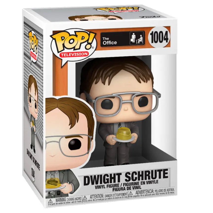 The Office US POP! TV Figurka winylowa Dwight w/Jello Stapler 9 cm zdjęcie produktu