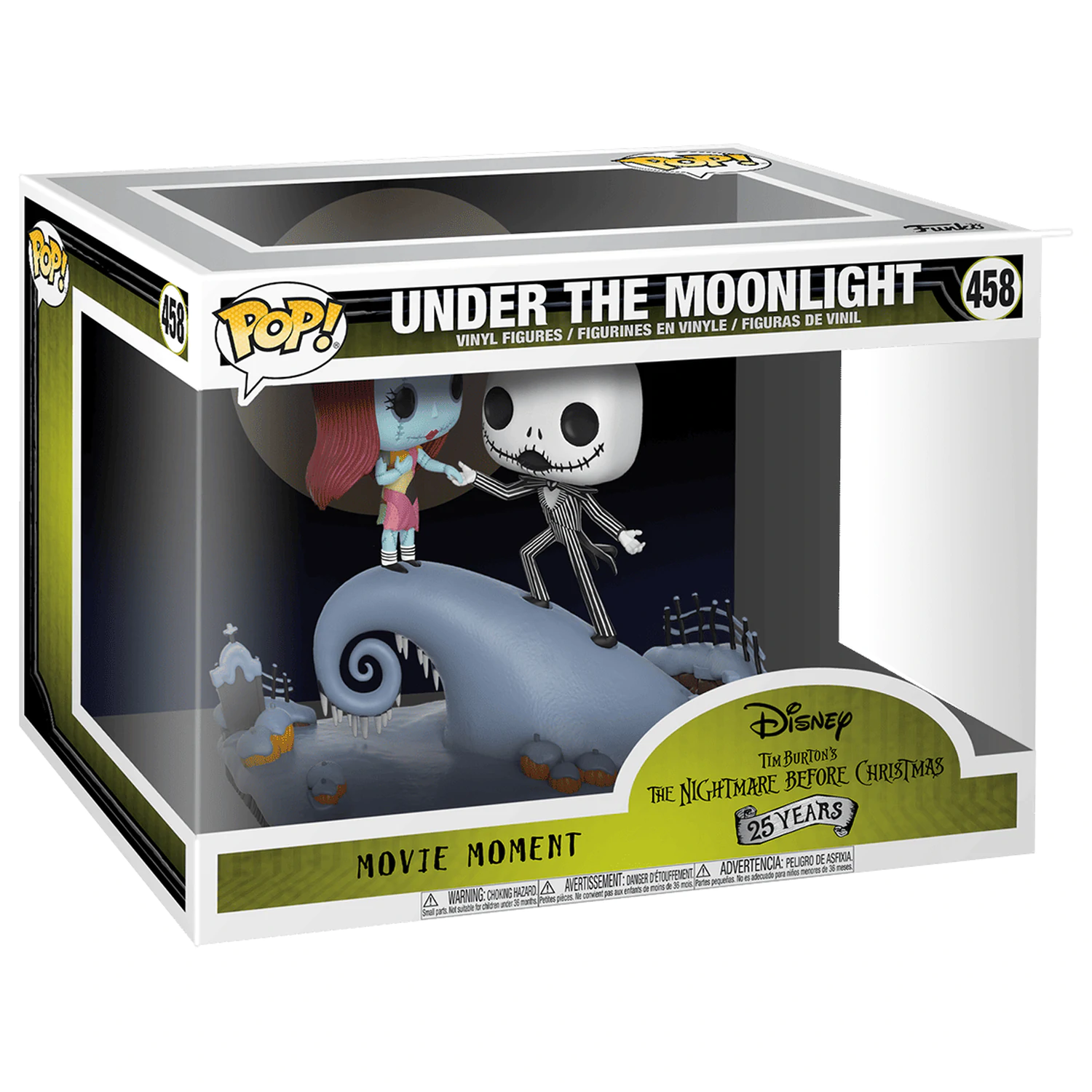 Nightmare before Christmas POP! Movie Moments Winyl Figurka Bobble-Head Zestaw 2 figurek Jack & Sally 9 cm zdjęcie produktu