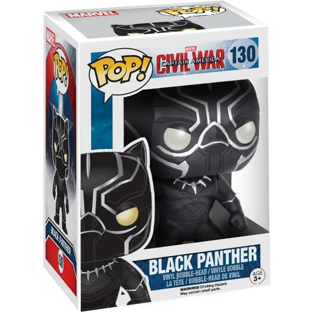 Captain America: Civil War POP! Figurka Vinyl Bobble-Head Czarna Pantera 10 cm zdjęcie produktu
