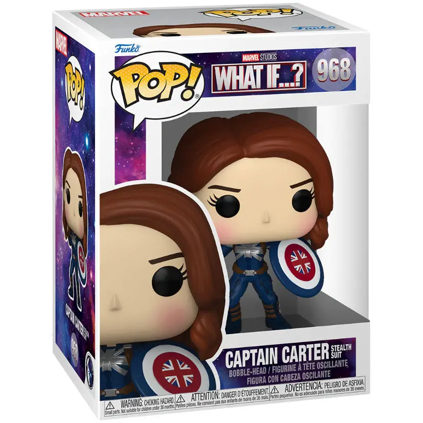 What If...? POP! Animation Figurka winylowa Kapitan Carter (Stealth) 9 cm zdjęcie produktu