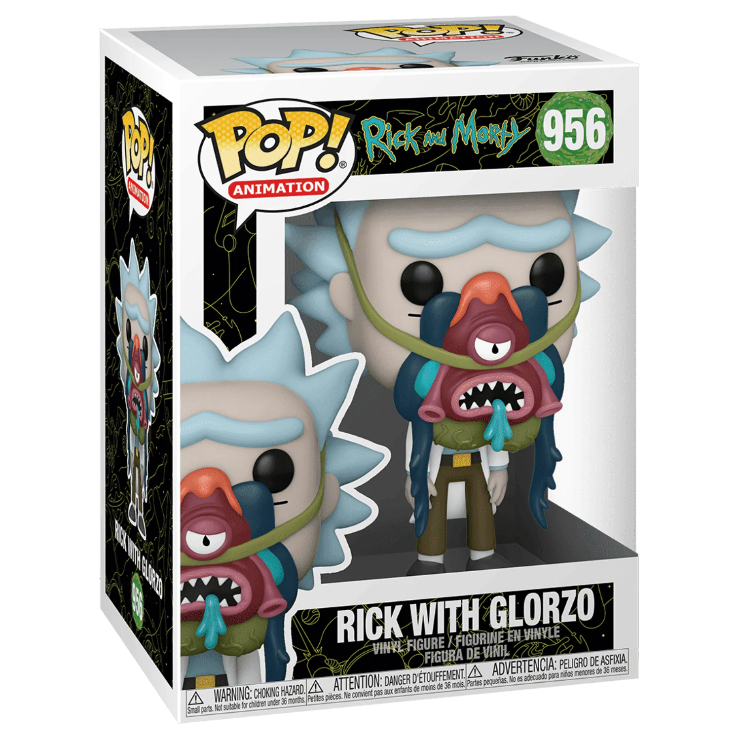 Rick & Morty Funko POP! Animation Vinyl Figurka Rick w/ Glorzo zdjęcie produktu