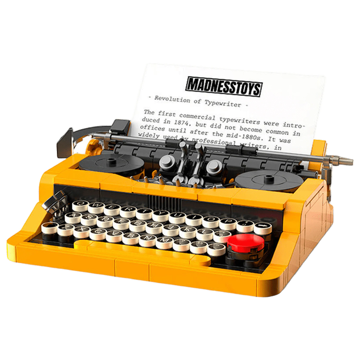Zestaw konstrukcyjny POP Series Maszyna do pisania 1980 Typewriter 254 szt. zdjęcie produktu