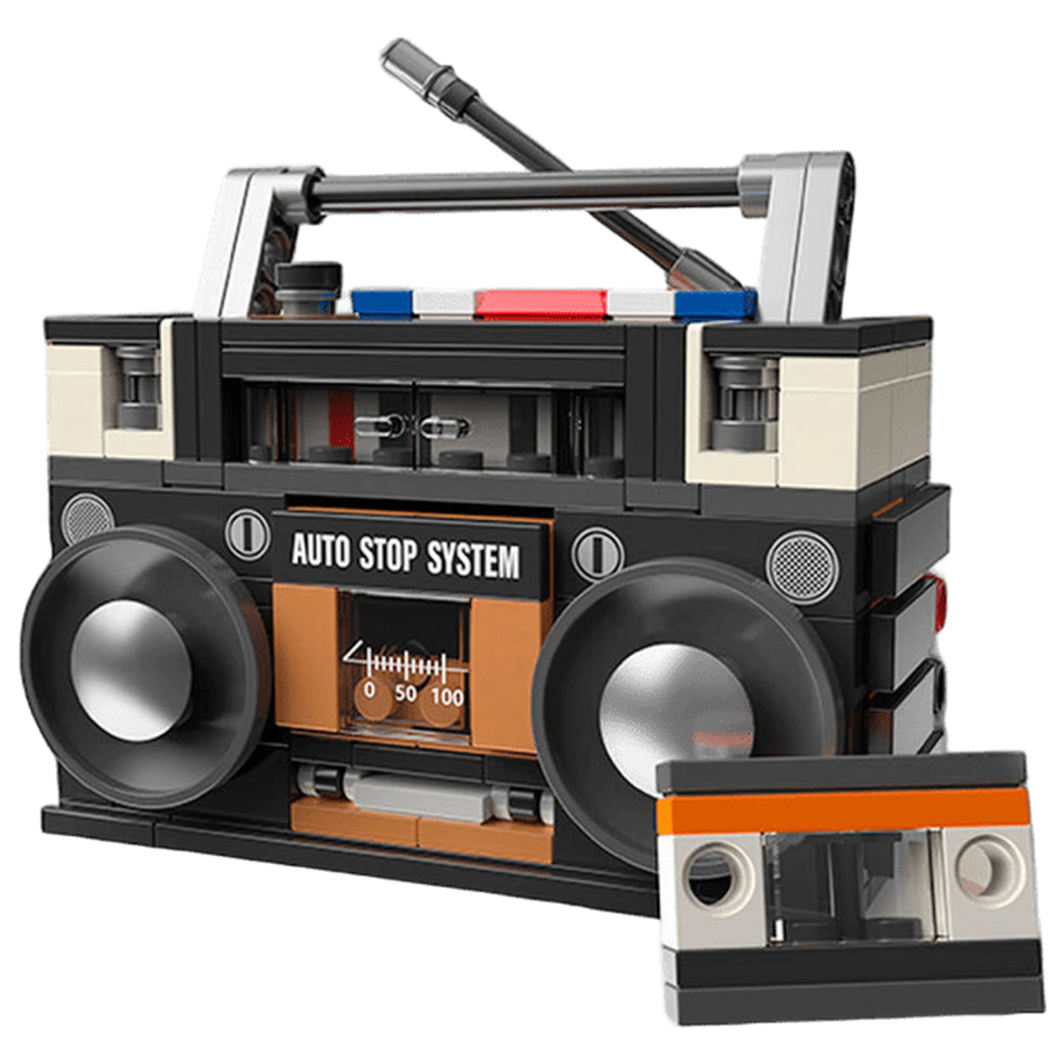 Pop Series Construction Kit 1988 Boombox Radio 168 elementów zdjęcie produktu