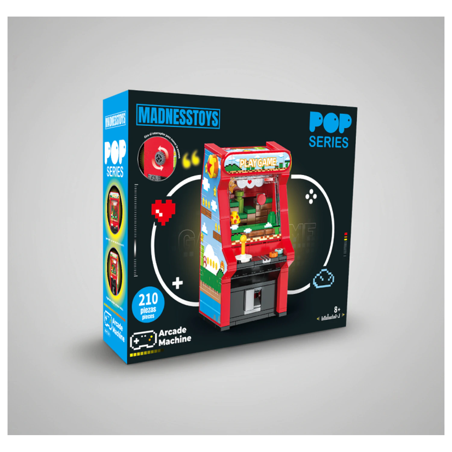 POP Series Construction Kit Maszyna Arcade 210 szt. zdjęcie produktu