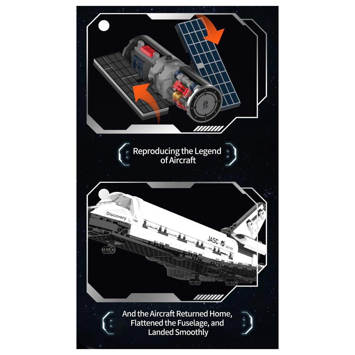 POP SERIES Zestaw Konstrukcyjny Space Shuttle 950 szt. zdjęcie produktu