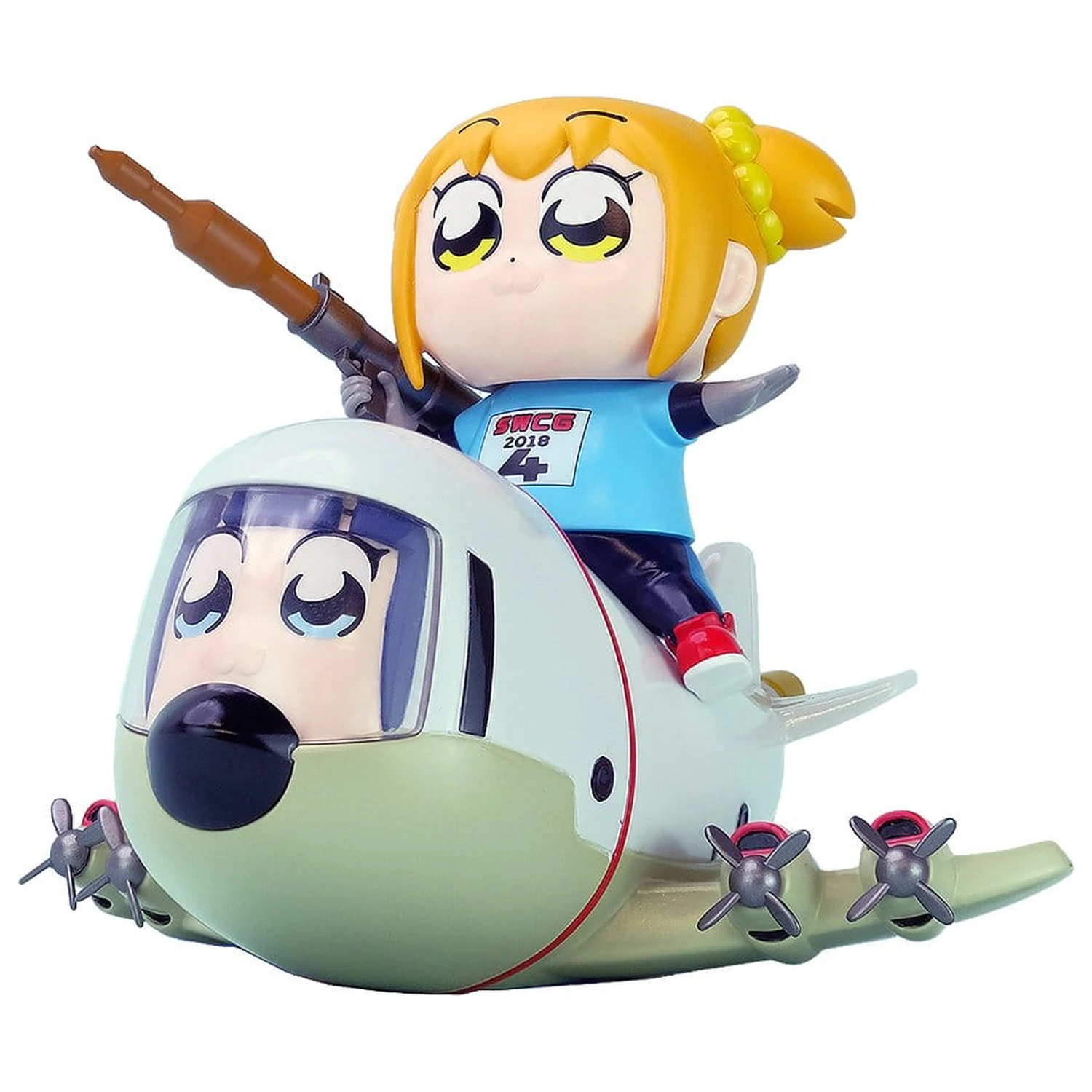 Pop Team Epic Chibi Creature Figurki winylowe, Zestaw 2 sztuk POPUKO & PIPIMI: Skeleton Competition Ver. zdjęcie produktu